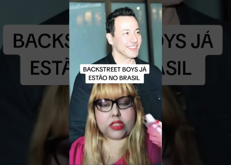 OS BACKSTREET BOYS JÁ ESTÃO NO BRASIL #celebridades #famosos #backstreetboys