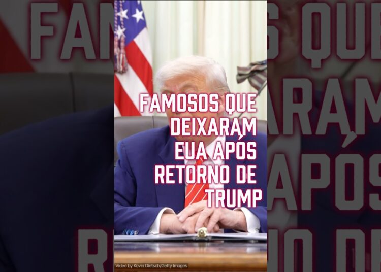 Estrelas de Hollywood deixam os EUA após retorno de Trump