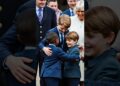Actions speak volumes #royal #princewilliam #katemidddleton #princelouis #princegeorge