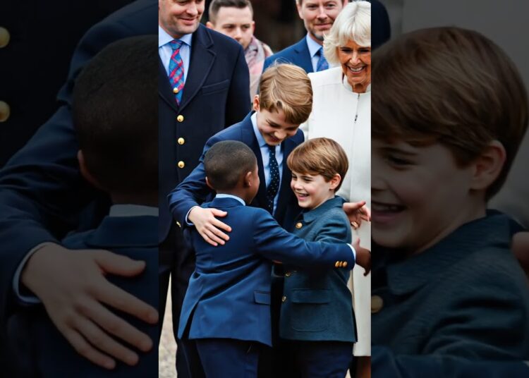 Actions speak volumes #royal #princewilliam #katemidddleton #princelouis #princegeorge