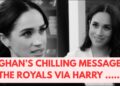 MEGHAN’S CHILLING MESSAGE FOR THE ROYALS VIA HARRY IN THE UK – LATEST #meghan #meghanmarkle #royal L