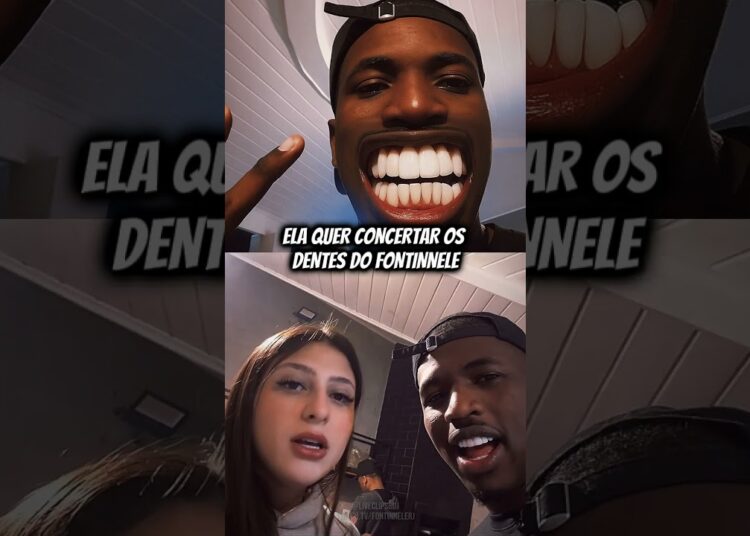 ELA QUER CONCERTAR OS DENTES DELE.. #fontinnelerj #fofocas #bdj #humor