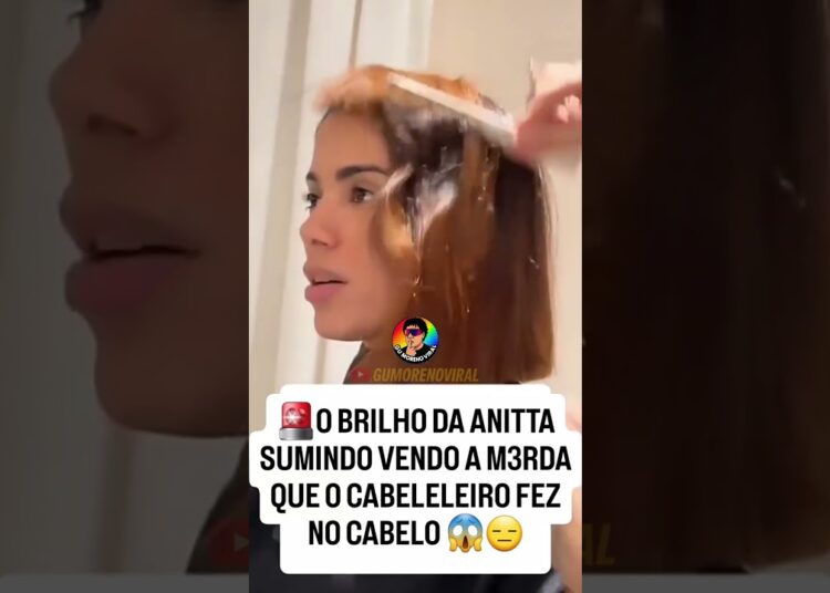 🔥 ANITTA SURPRESA 😱 O QUE FIZERAM NO CABELO DELA! 💇‍♀️✨ #anita #viral #shorts #gossip #fofoca #fyp
