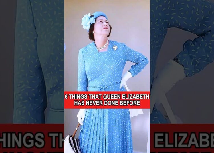 4 things that Queen Elizabeth has never done before #royal#rules#shorts