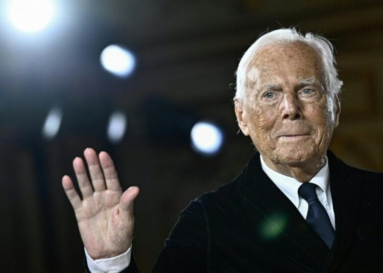 Giorgio Armani, rei do luxo à italiana | AFP