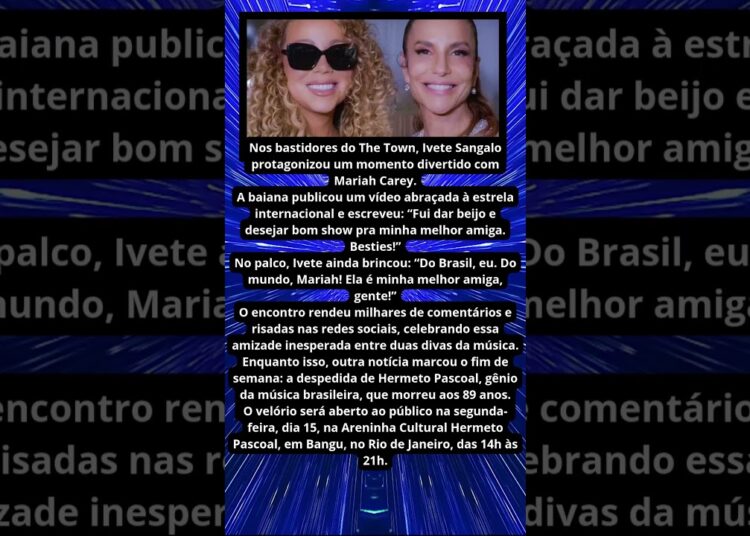 IVETE BRINCA COM MARYAH CAREY