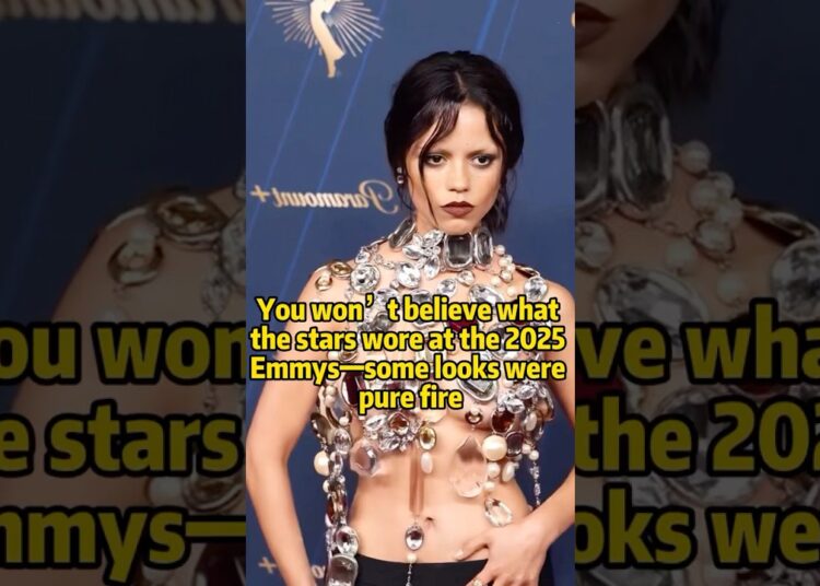 You won’t believe what the stars wore at the 2025 Emmys #celebrities #lisa