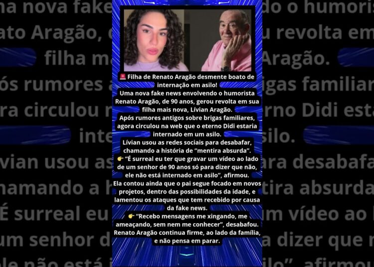 FILHA DE RENATO ARAGÃO FICA REVOLTADA