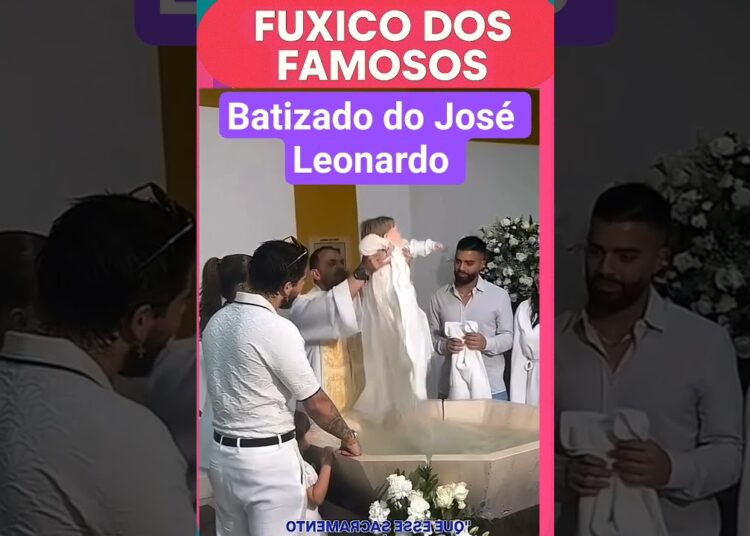 Batizado do José Leonardo momentos de muita emoção #fofocas #noticias #fyy