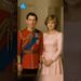 Timeless Royalty Diana in Pastel Pink Silk, Charles in Red Ceremonial Uniform with Medals #shorts