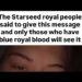 For my royal bloodline people #message #royaly