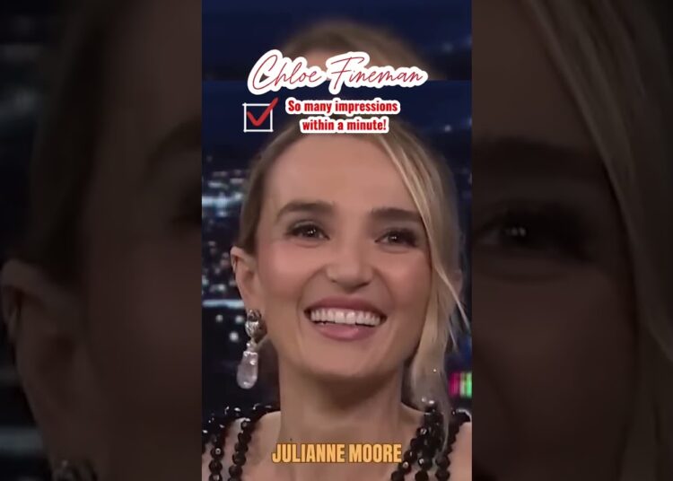 CHLOE FINEMAN – 60 SECOND IMPERSONATION CHAOS!