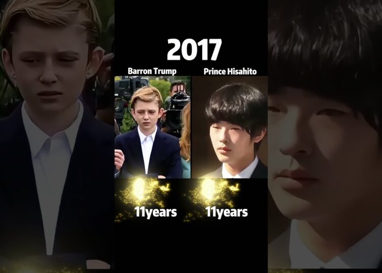 Barron Trump vs Prince Hisahito: Comparison of Net Assets（Who’s Richer?）#celebrities #entertainment