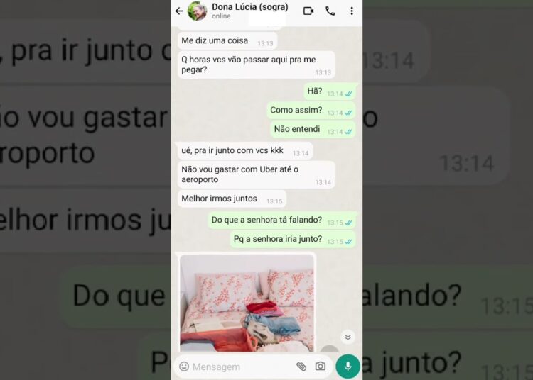 #conversasdowhatsapp #conversasengraçadasdainternet #fofoca #fofocas #humor #humormemes #sogra #nora