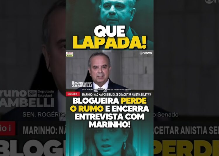 Fofoca Politica – Blogueira Perde O Rumo E Encerra Entrevista Com Marinho