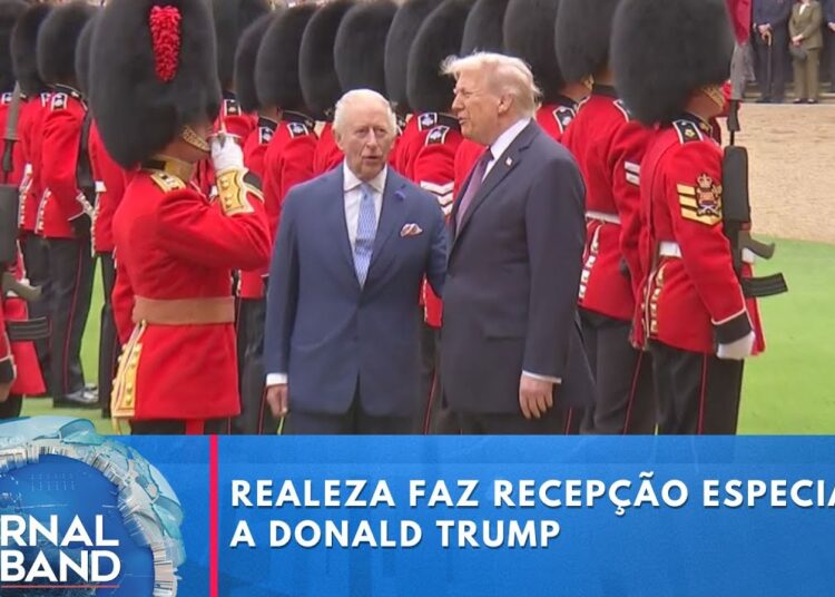 Realeza faz recepção especial a Donald Trump | Jornal da Band