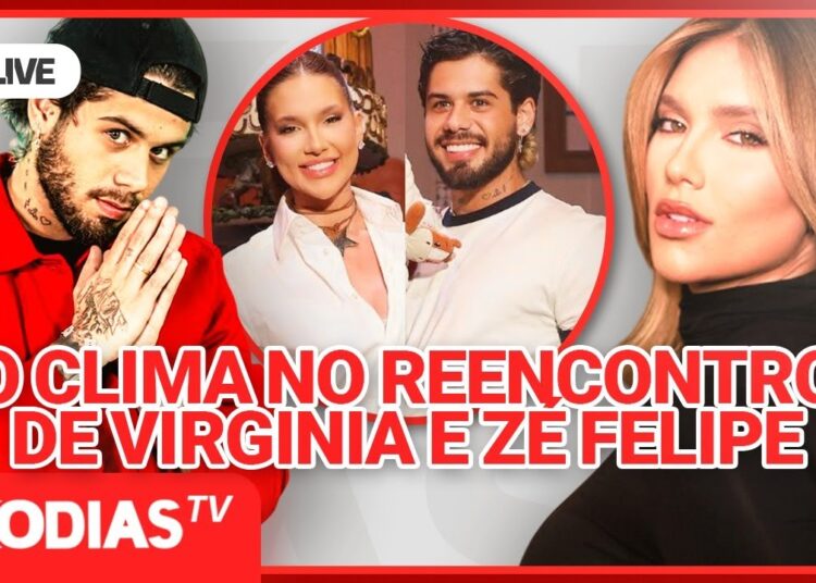 O CLIMA NO REENCONTRO DE VIRGINIA E ZÉ FELIPE | JORNAL DOS FAMOSOS | LeoDias TV