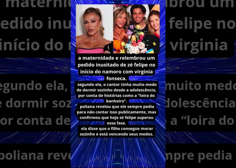 POLIANA ROCHA REVELA SEGREDO DE ZÉ FELIPE