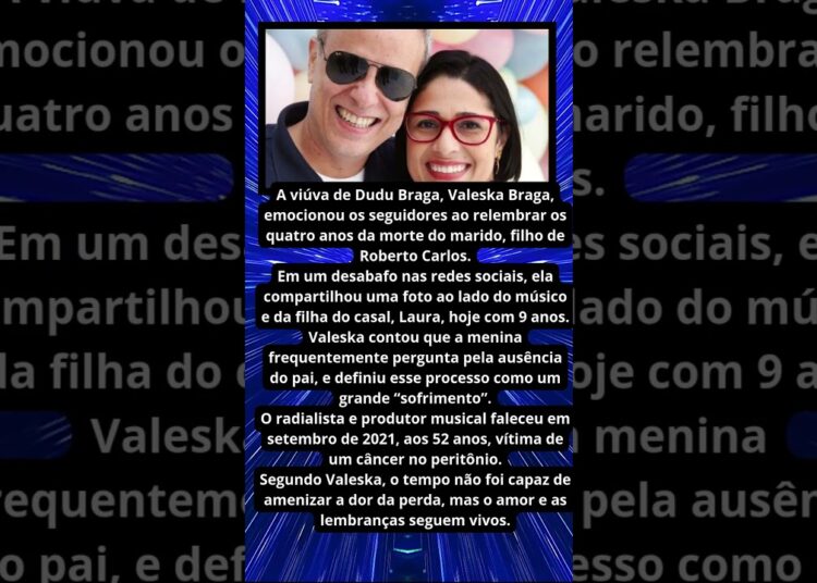 VIUV DE DUDU BRAGA FALA DE DESAFIOS APÓS MORTE