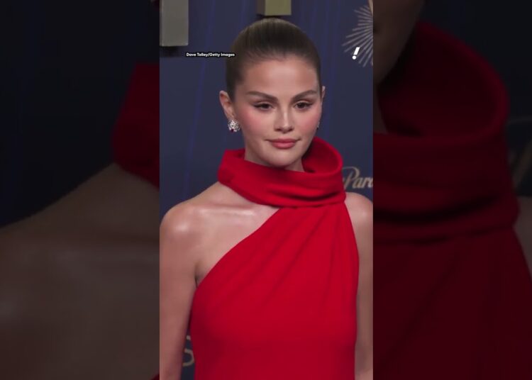 Selena Gomez stuns in red on Emmys red carpet | #yahoolifestyleau