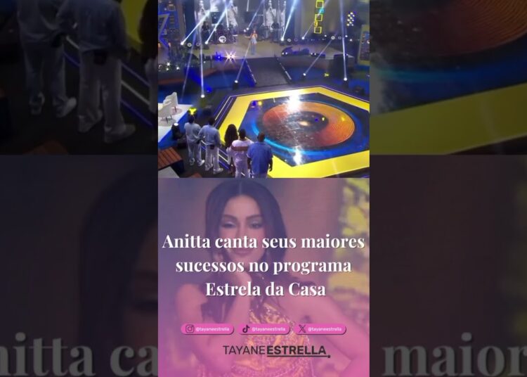 Anitta canta no Estrelas da Casa