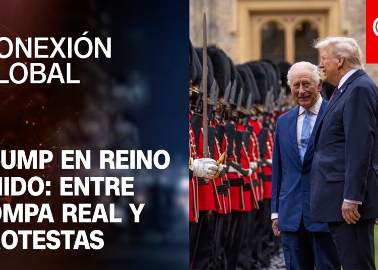 Trump visitó a la realeza británica con manifestaciones en contra | Conexión Global