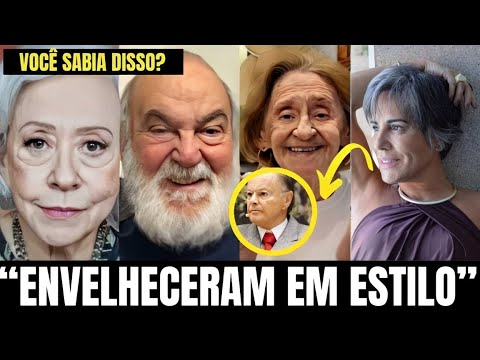 VEJA AS CELEBRIDADES BRASILEIRAS QUE ENVELHECERAM EM GRANDE ESTILO!