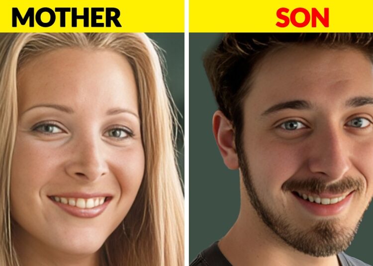 Beautiful Celebrities and Their Sons