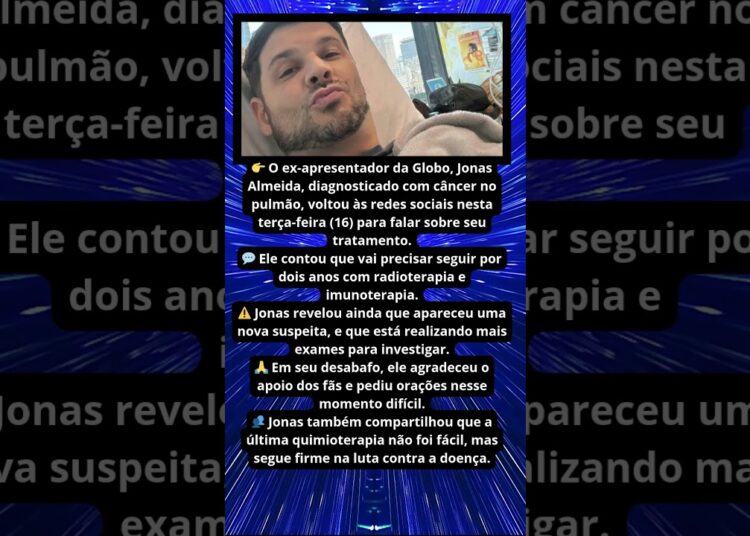 JONAS ALMEIDA REVELA NOVA SUSPEITA