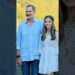 Leonor shines bright with King Felipe VI 👑#spainroyalfamily #princess #leonor #kingfelipevi