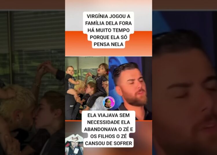 🚨 VIRGÍNIA ABANDONOU O ZÉ FELIPE?! 😱💔 #shorts #famosos #viral #separação #zefelipe #virginia #fofoca