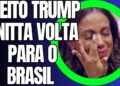 Anitta FOGE de Trump e volta para o Brasil pianinha