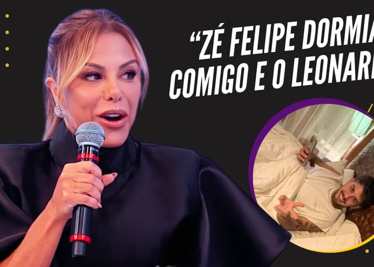 Poliana Rocha revela segredo de Zé Felipe: ‘Domina comigo e o Lenardo’