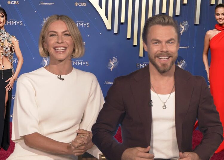 ‘Extra’s’ Emmys ‘Fit Check: Julianne Hough Helps Break Down the Best Dressed Stars