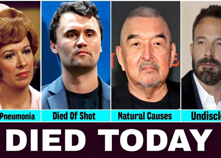 10 Famous Celebrity who died in the last few days