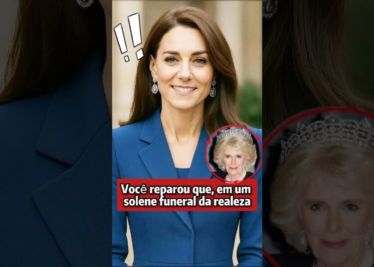 Você reparou que, em um solene funeral da realeza