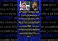 FAUSTÃO SE RECUPERA E VAI AO CASAMENTO DA FILHA