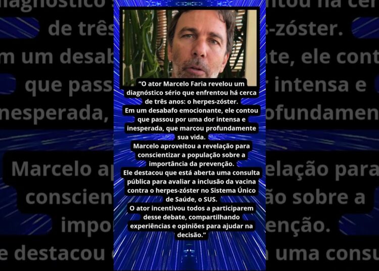 MARCELO FARIA REVELA DIAGNÓSTICO SÉRIO