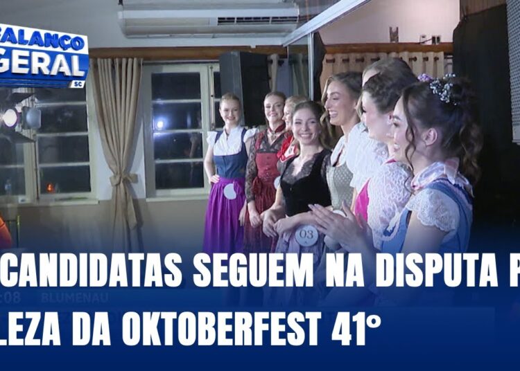 Dez candidatas avançam na disputa pela realeza da 41ª Oktoberfest