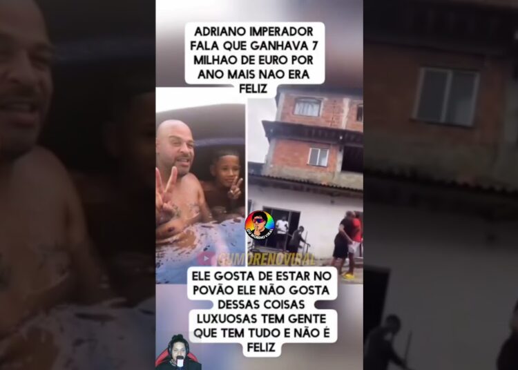 🚨 Adriano Imperador ganhava 7 MILHÕES mas NÃO era feliz 💸😮 #curiosidades #futebol #adrianoimperador