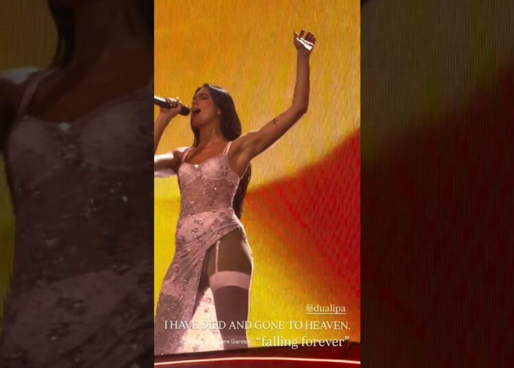 “Falling Forever”live in NYC N2 during Radical Optimism tour 25 ❤️#dance #love #queen #hermosa #nyc