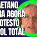 CAETANO VELOSO CHORA AO VER SUA MANIFESTAÇÃO FLOPAR EM TODO BRASIL KKK VERGONHA PRA LULA