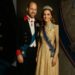 A Golden Night: William & Kate Shine at the Palace#royalvogue #royalfamily