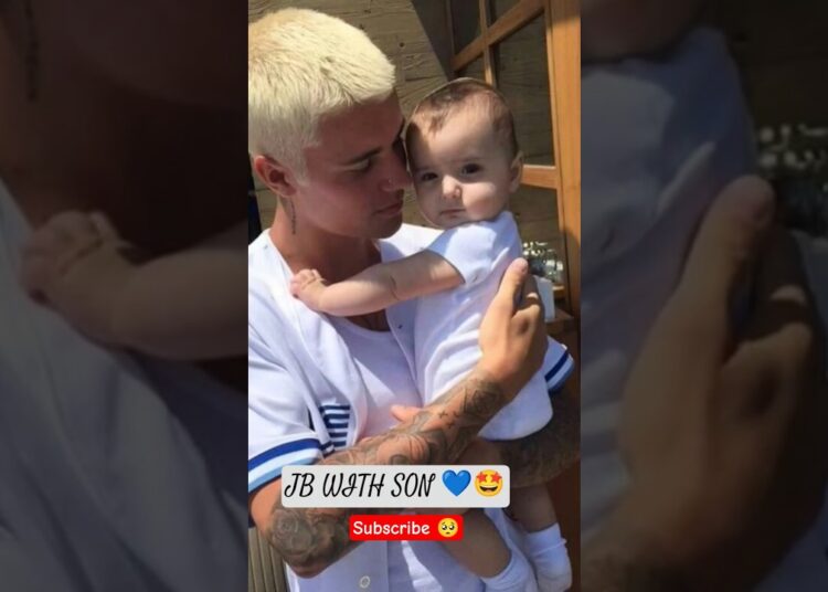 #justinbieber JB WITH SON 💓🥰 #shorts #viral #trending #baby #viralvideo #halsey #selenagomez #usa