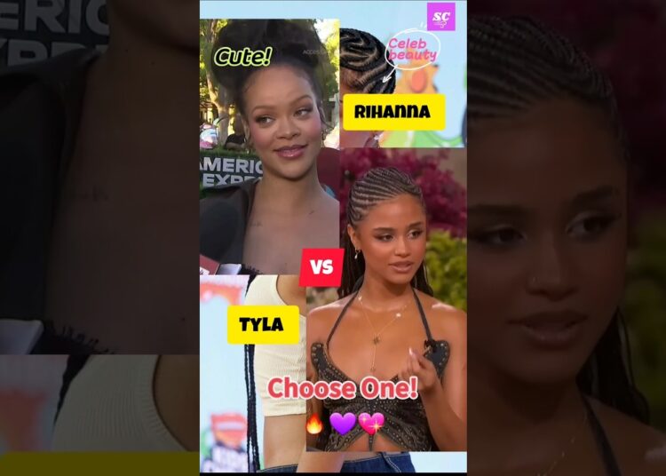 Rihanna or Tyla💜Who is More beautiful? #rihanna #tyla