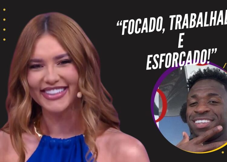 Virginia Fonseca elogia Vini Jr ao vivo no Fofocalizando: “Focado, trabalhador e esforçado!”