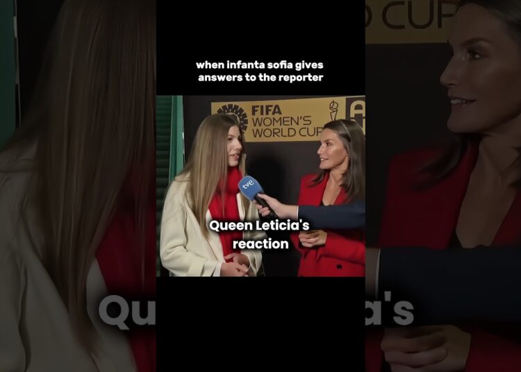 princess Leonor’s reaction was amazing #princess #king #history #shorts