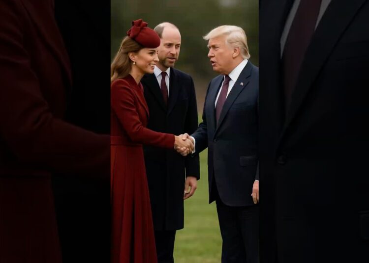 Trump Meets the British Royals: A Historic Moment in London 👑🇺🇸🇬🇧#royalvogue #trump