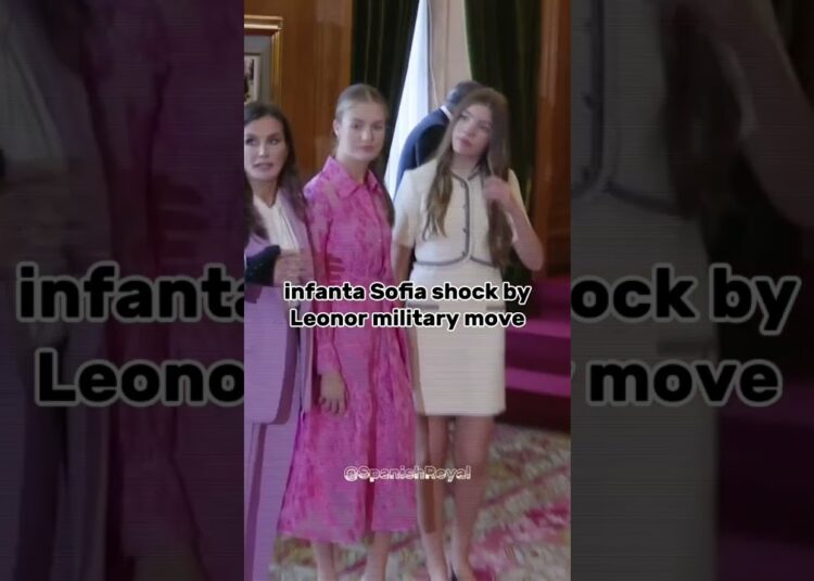 Infanta sofia reaction #princessleonor#leonor#edits#shorts#viralvedio#spain