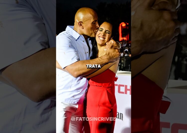 Ninguém ousa namorar a filha de The Rock!#curiosidades #noticias #brazil